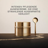 la prairie pure gold radiance eye cream spoon