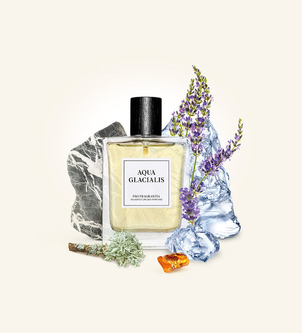 pro fragrantia parfum aqua glacialis composing