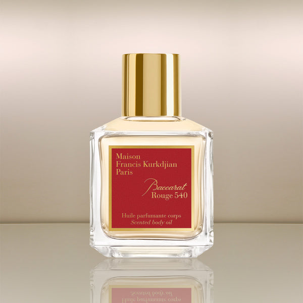 maison francis kurkdjian baccarat rouge 540 scented body oil