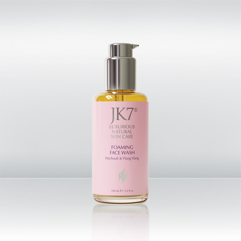 JK7 skincare - Foaming Face Wash - Patchouli & Ylang Ylang