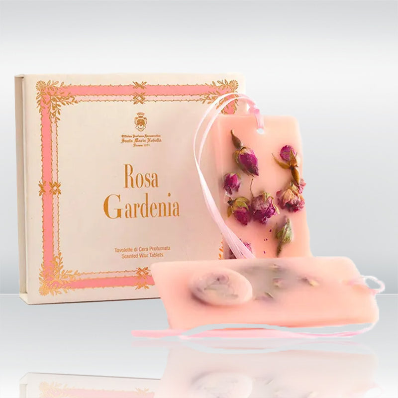 santa maria novella rosa gardenia wax tablets