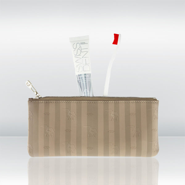 swissdent ft. maison mollerus travel set gentle taupe 