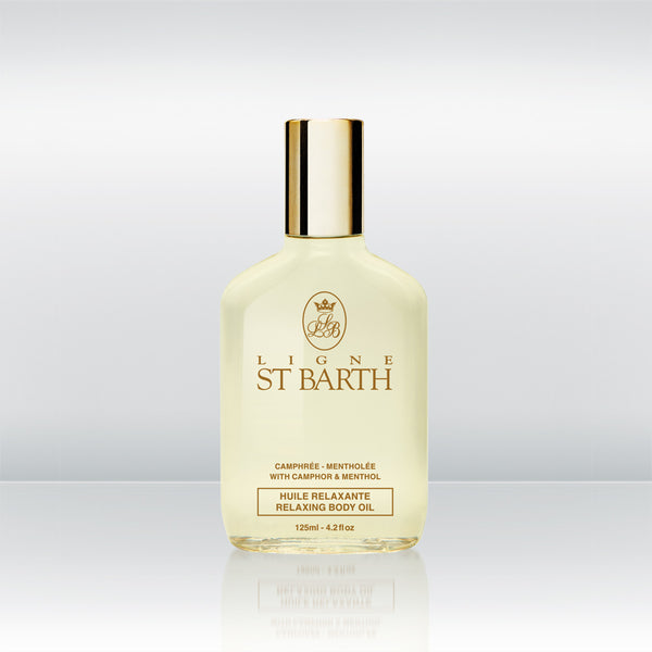 st barth relaxing body oil camphor menthol 125 ml